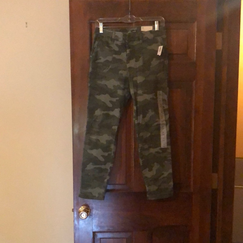 Camo Ankle Length Pants